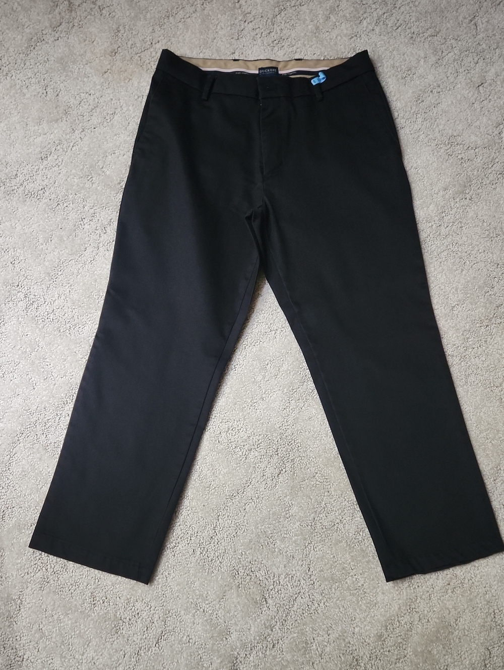 Dockers Black Men's Straight Chinos